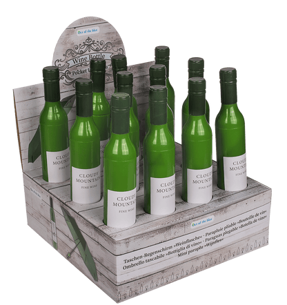 Pocket Umbrella, White Wine bottle,