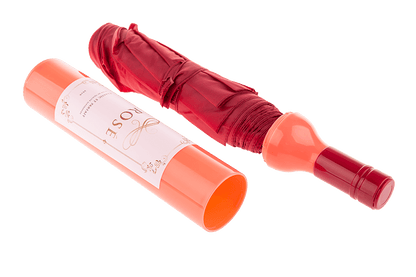 Pocket Umbrella, Rose Wine bottle,