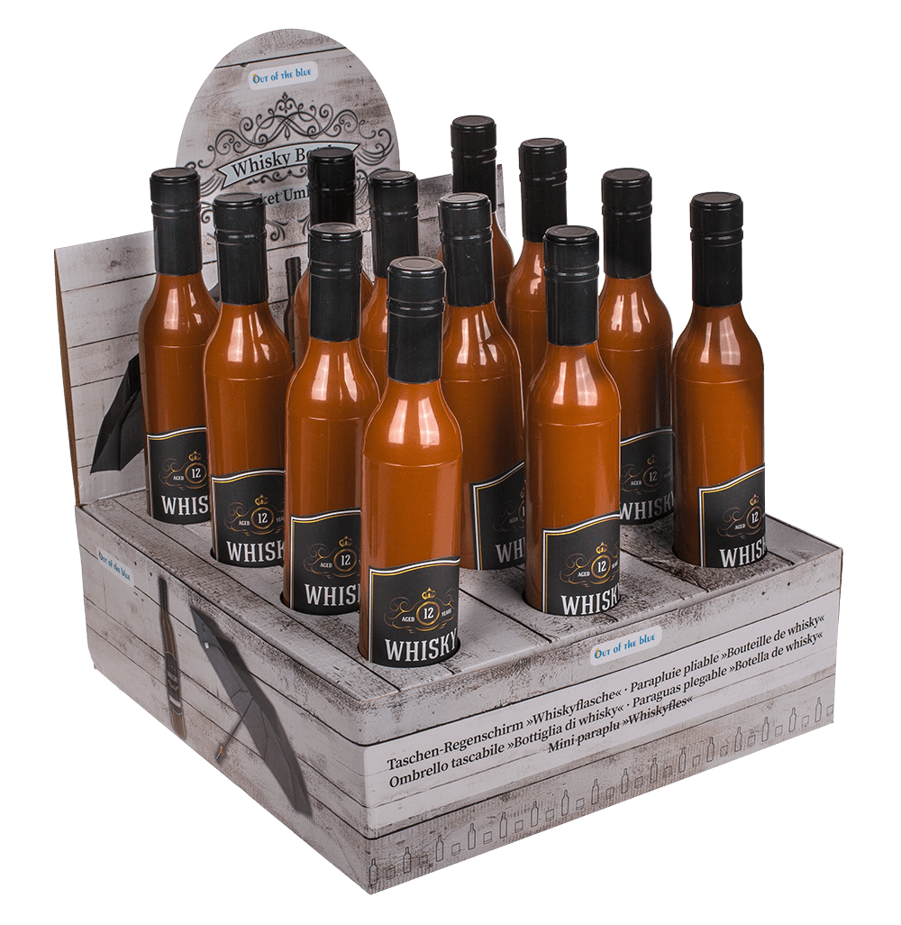 Pocket Umbrella, Whisky bottle,