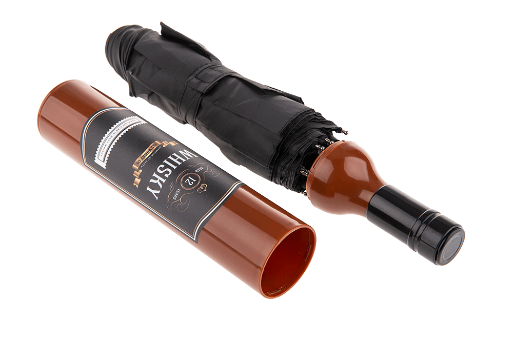 Pocket Umbrella, Whisky bottle,