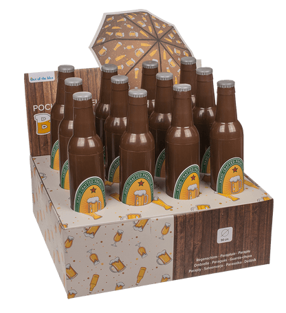 Pocket Umbrella, Beer bottle,