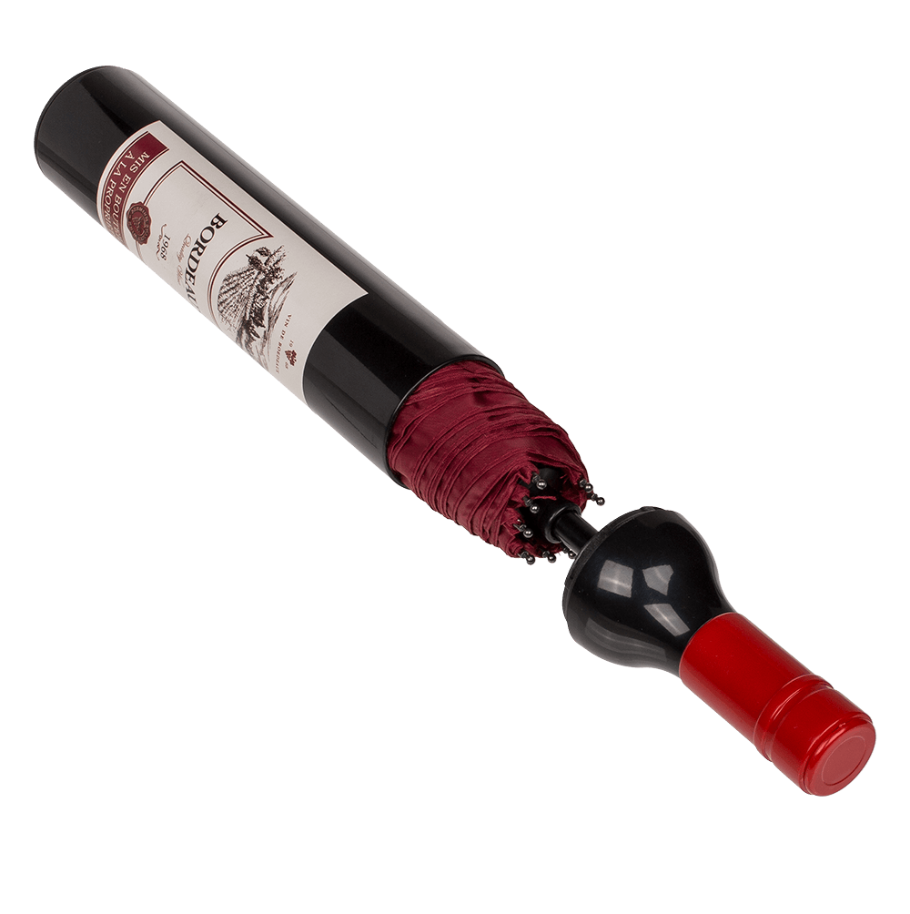 Pocket Umbrella, Wine Bottle,