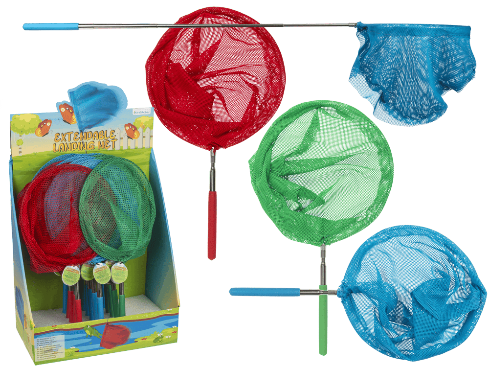 Extendable Hand Net with rubber handle,