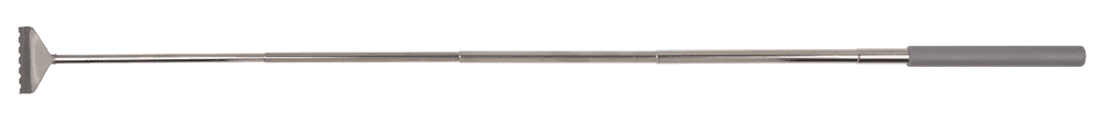 Extendable metal back scratcher,