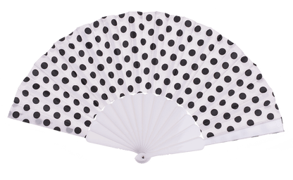 Fan, Spanish polka dot,
