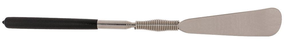 Extendable metal shoe horn,