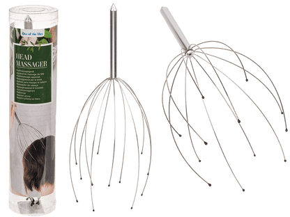 Metal Deluxe Headmassager with 12 massaging arms,