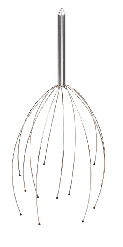 Metal Deluxe Headmassager with 12 massaging arms,