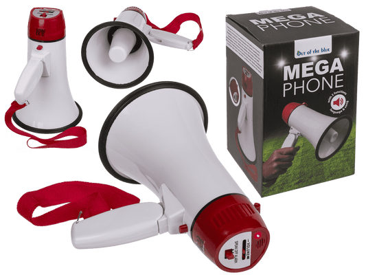 Fan Megaphone with 2 functions (language & song),