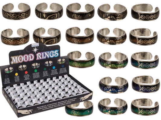 Mood Ring made of copper,