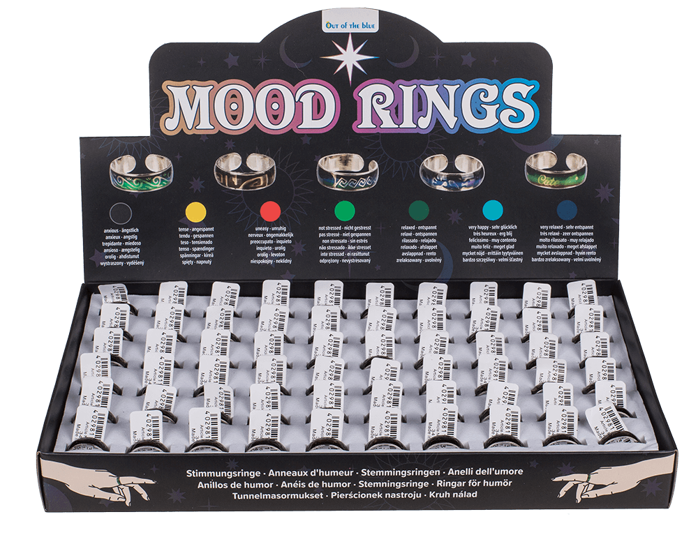 Mood Ring made of copper,