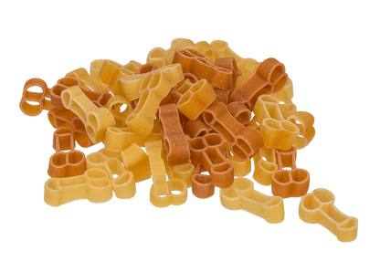 Two coloured durum wheat pasta with pepper, Penis,