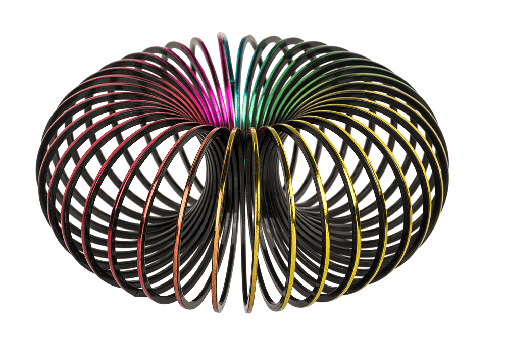 Plastic Coil, Rainbow,