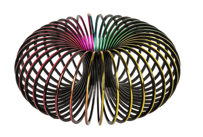 Plastic Coil, Rainbow,