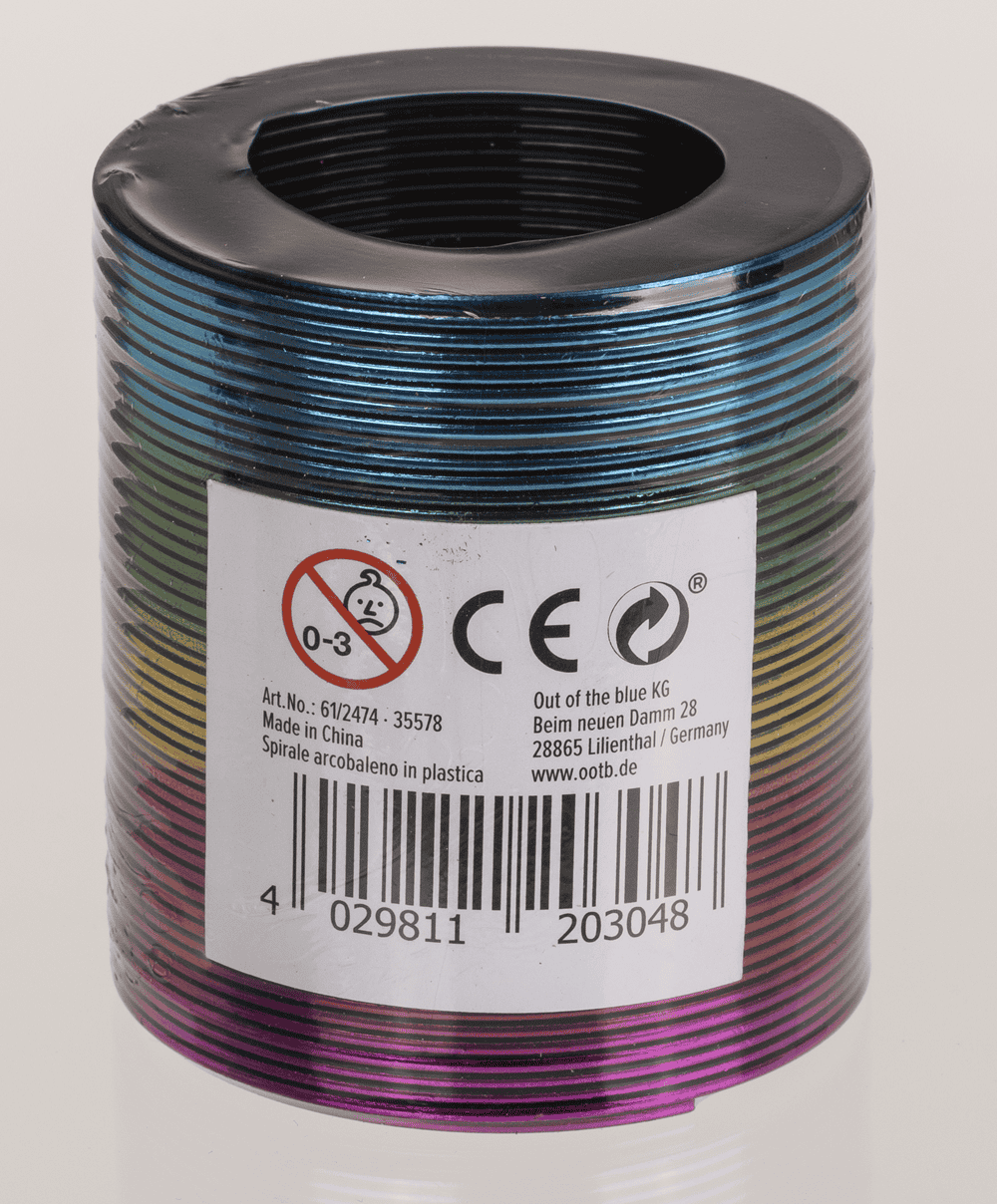 Plastic Coil, Rainbow,