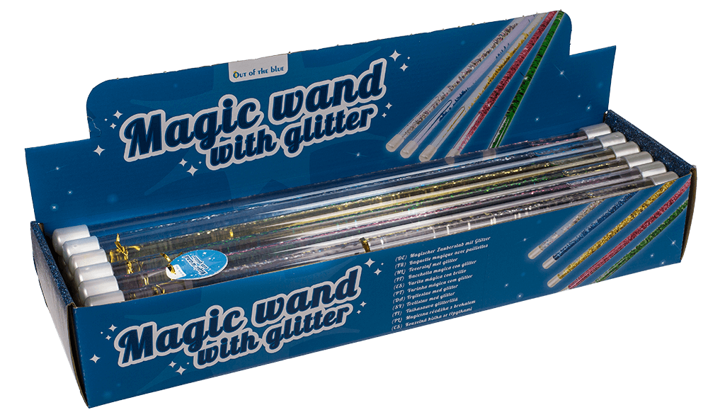 Magic Wand with Glitter & colourful liquid,