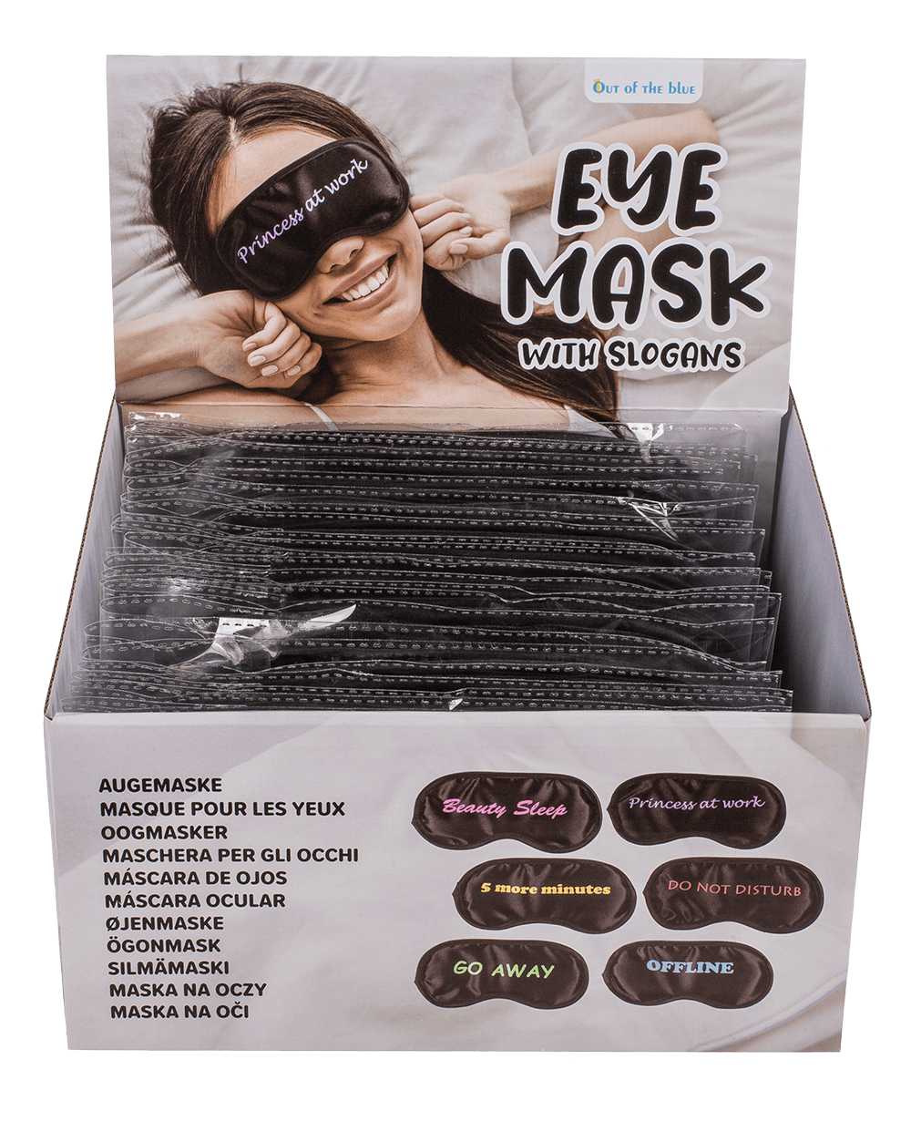 Eye Mask with English slogans,