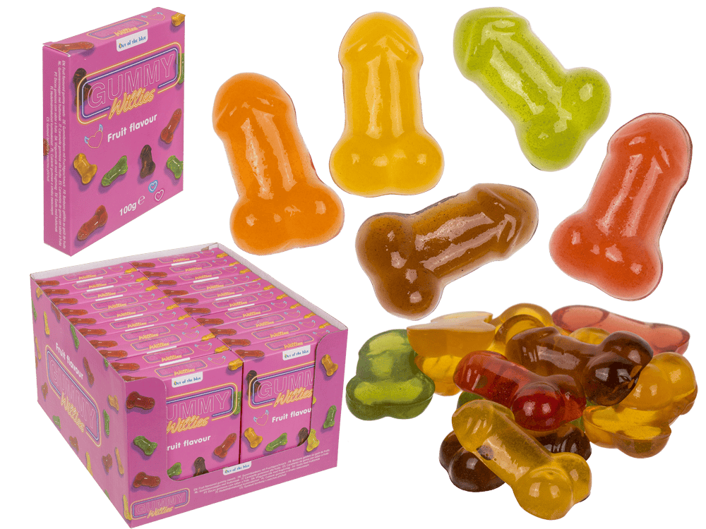 Willy gummy, ca. 100g per pack,
