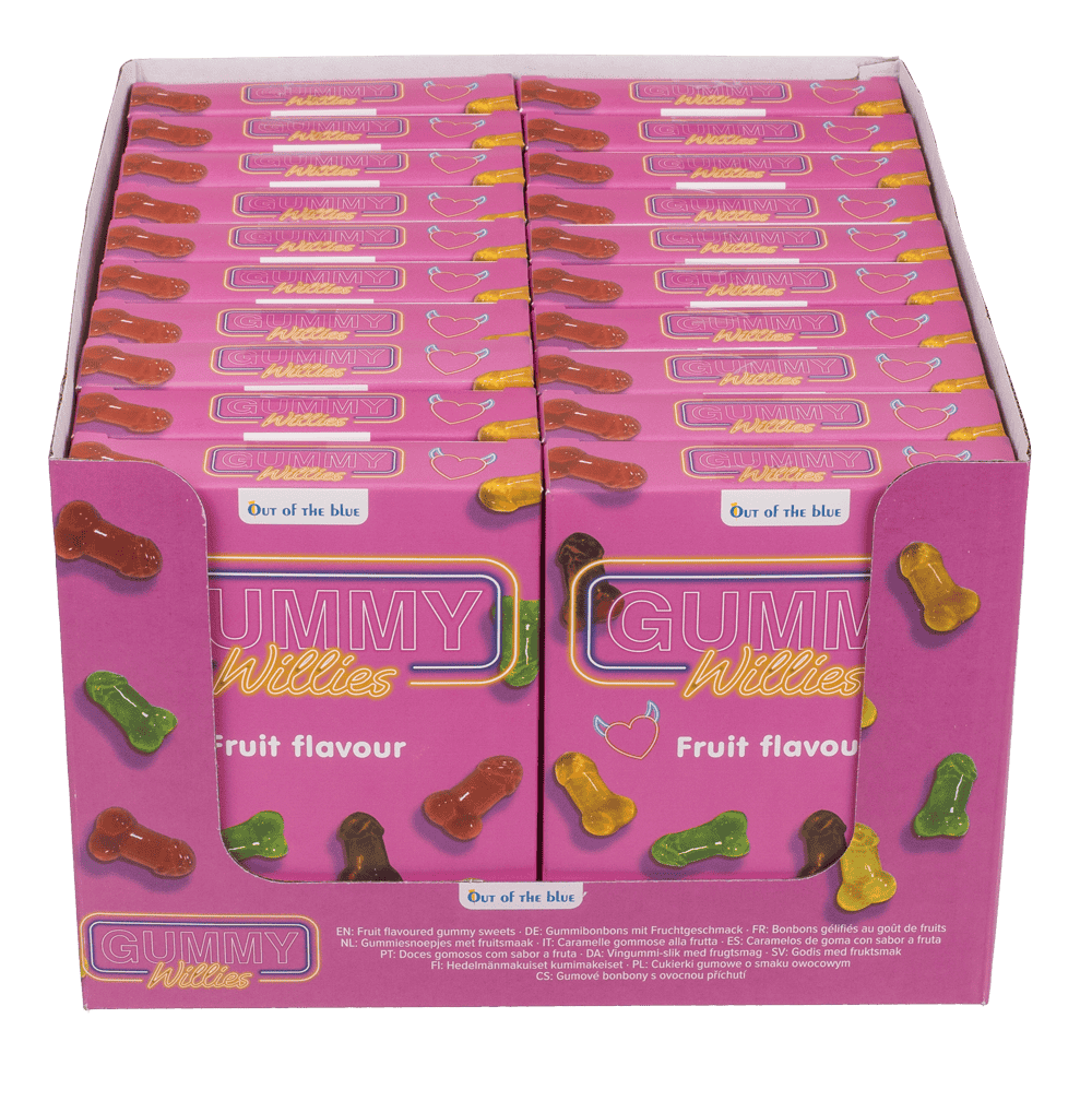 Willy gummy, ca. 100g per pack,