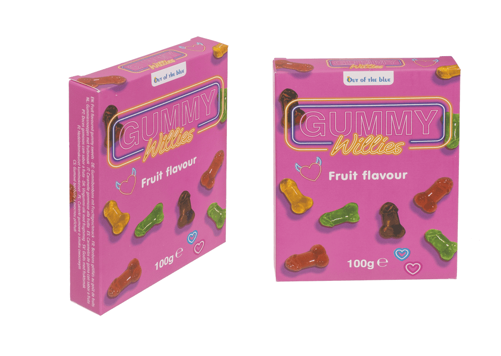 Willy gummy, ca. 100g per pack,