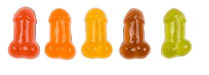 Willy gummy, ca. 100g per pack,