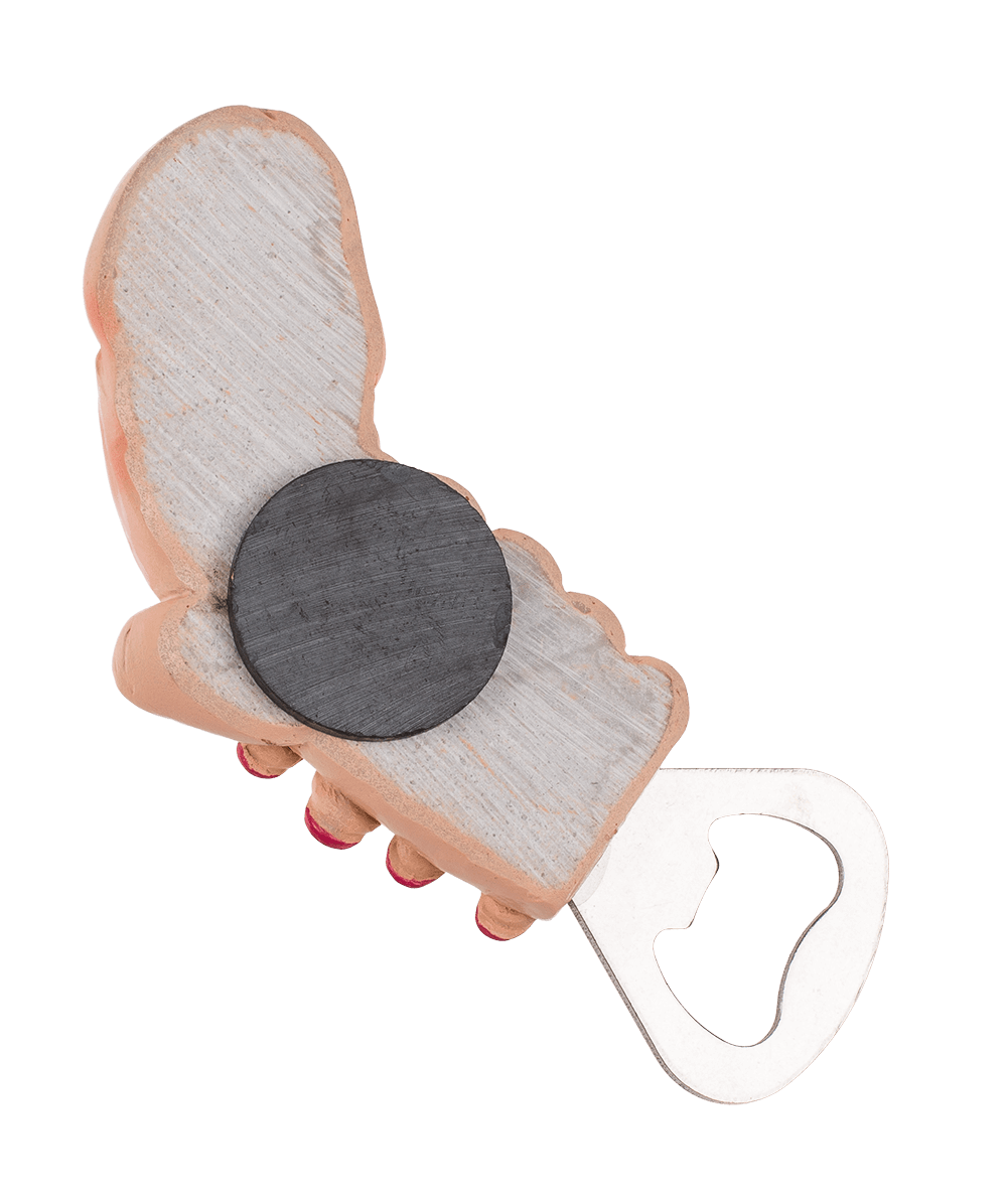 Metal bottle opener,