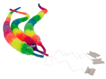 Magic Rainbow Worm, approx. 22 cm,