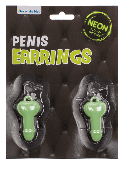 Earrings, Penis, Glow in the Dark,