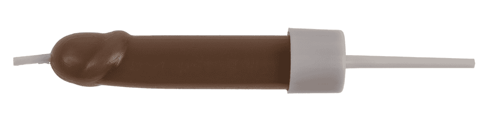 Penis Candles, with plastic holder,