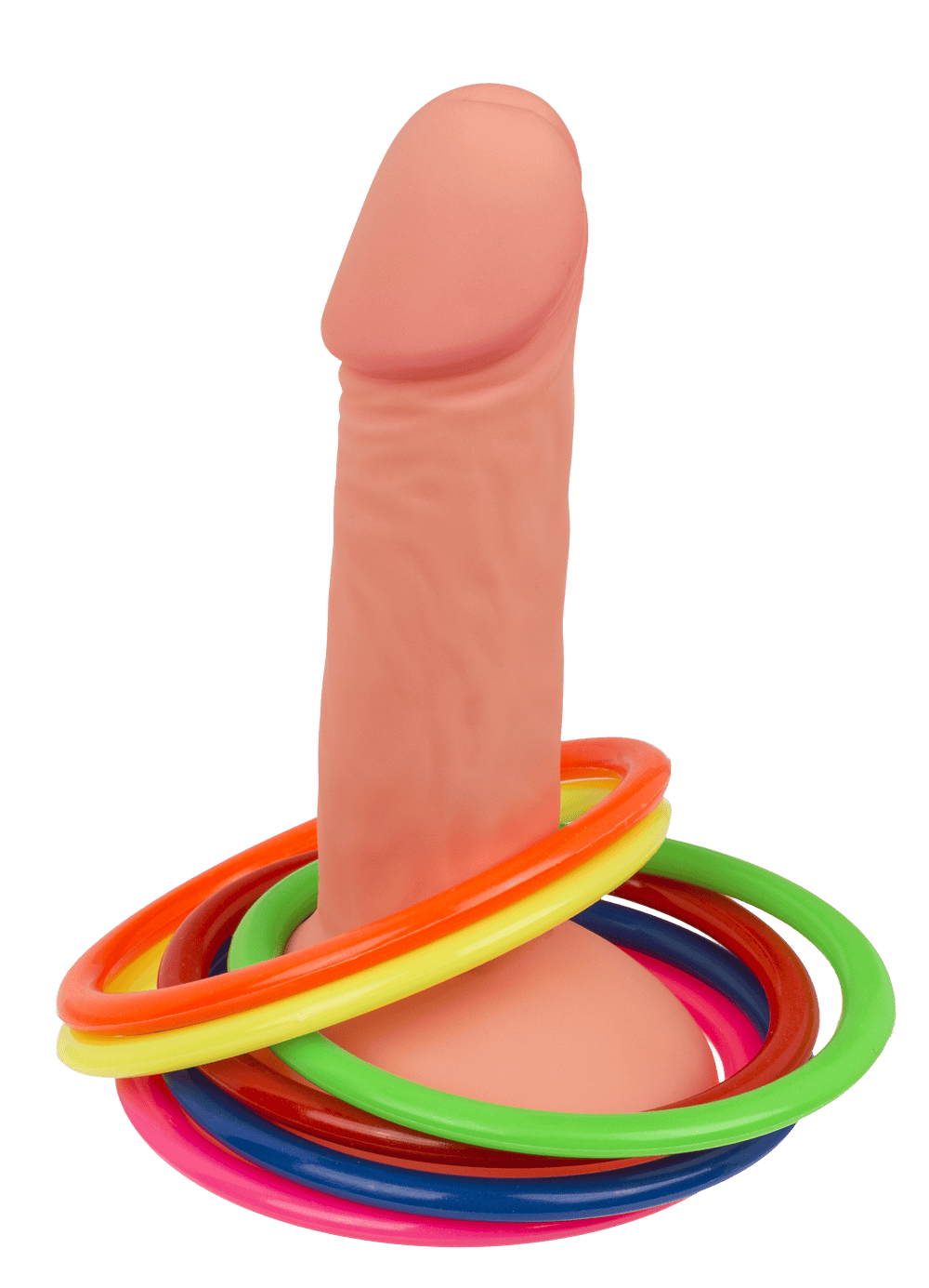 Ring toss game, Penis, with 6 rings,