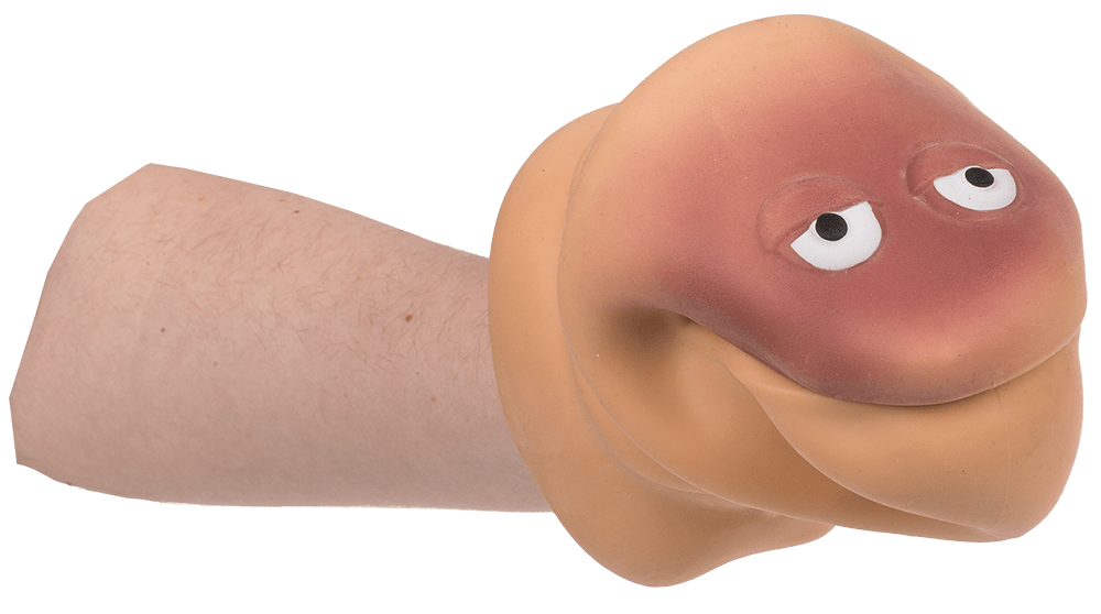 Hand Puppet, Willy, approx. 16 x 9 cm,