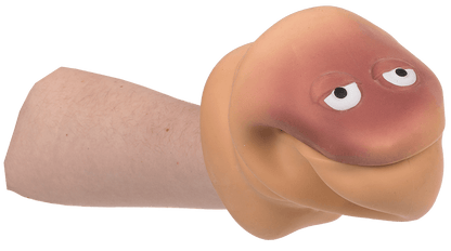 Hand Puppet, Willy, approx. 16 x 9 cm,