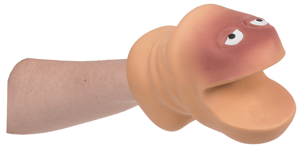 Hand Puppet, Willy, approx. 16 x 9 cm,