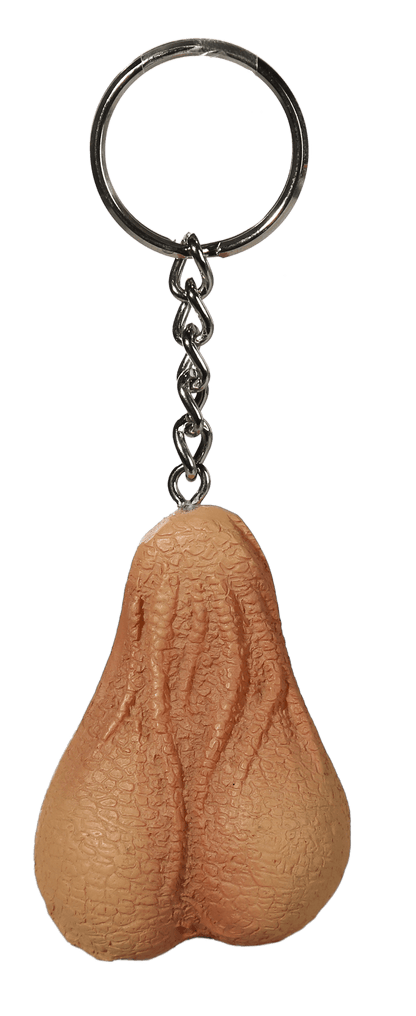 Metal key chain, Polyresin Testicle,