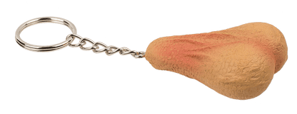 Metal key chain, Polyresin Testicle,