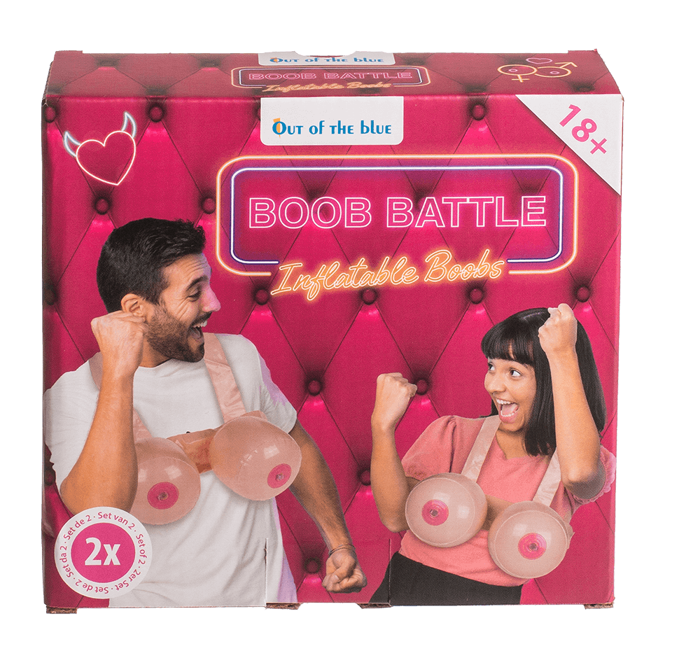 Inflatable boobs, boob battle,
