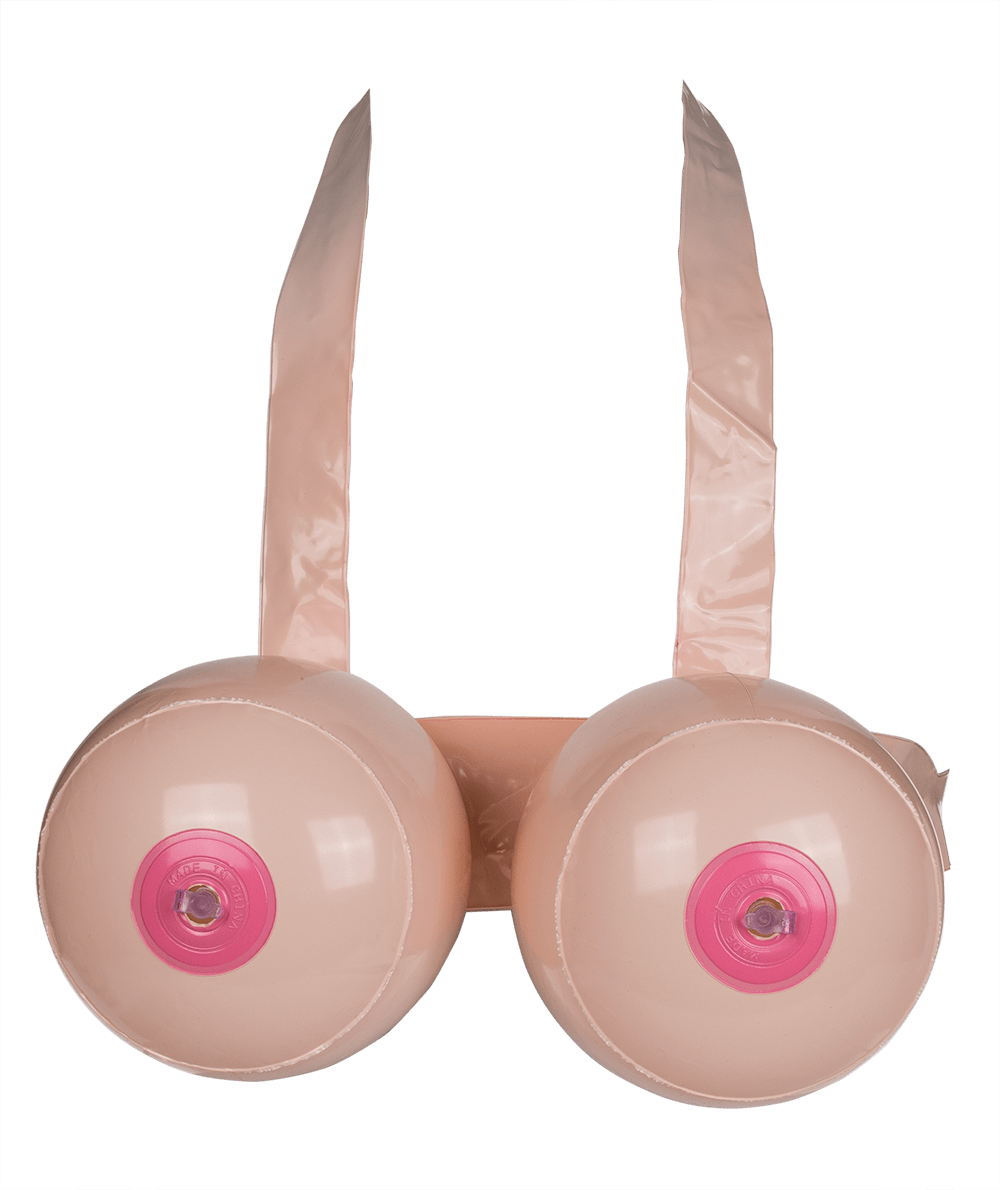 Inflatable boobs, boob battle,