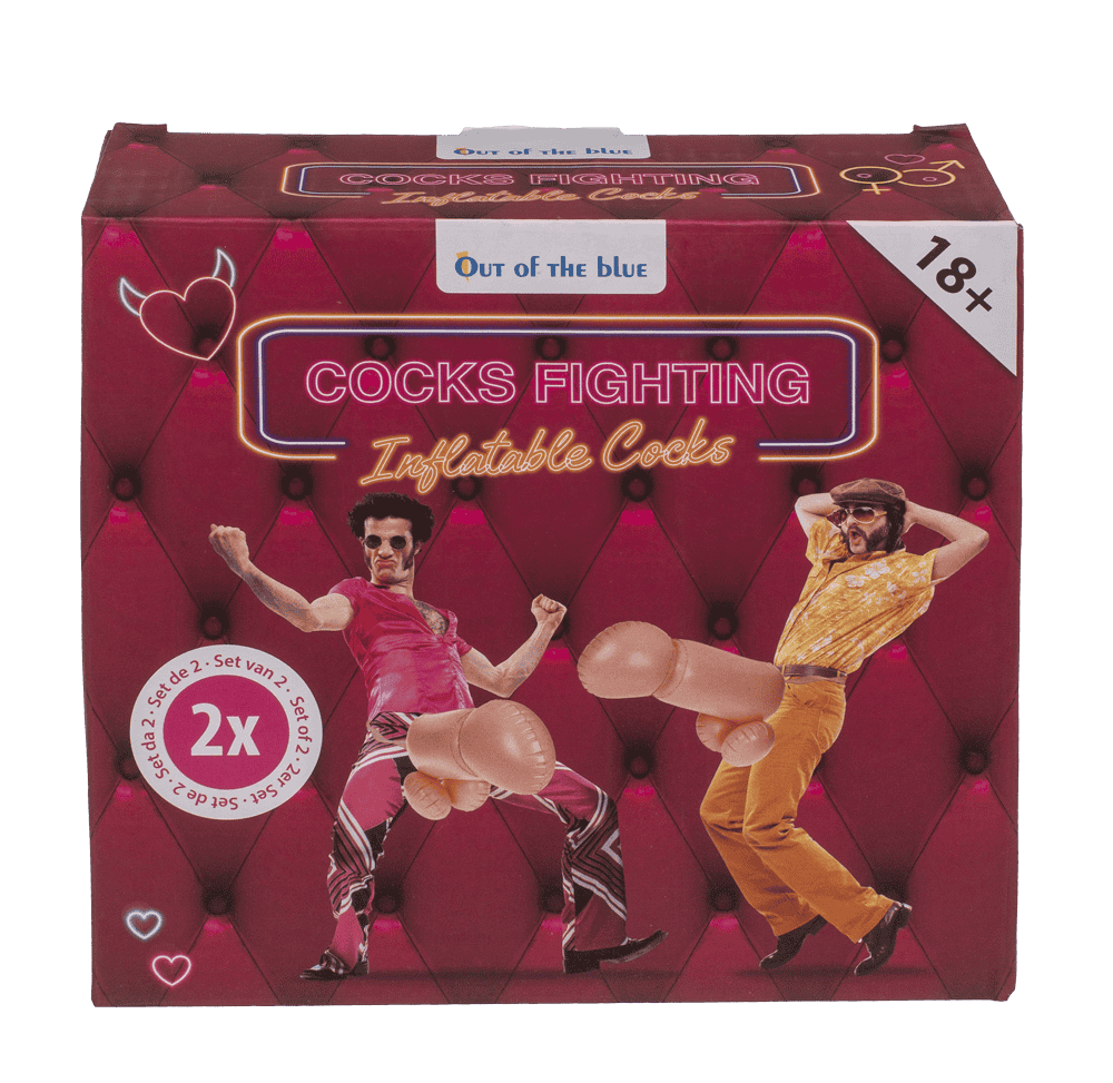 Inflatable Cock Fighting, approx. 52 x 18 x 21 cm,