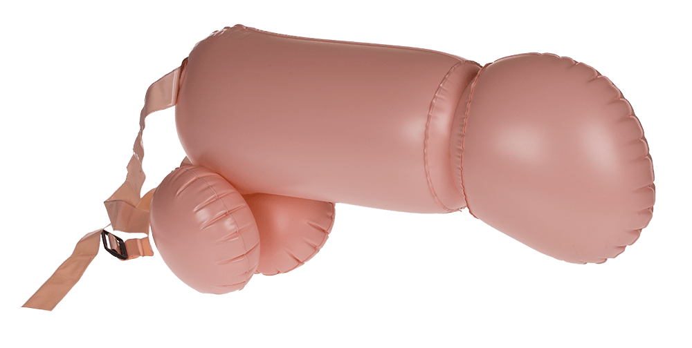 Inflatable Cock Fighting, approx. 52 x 18 x 21 cm,