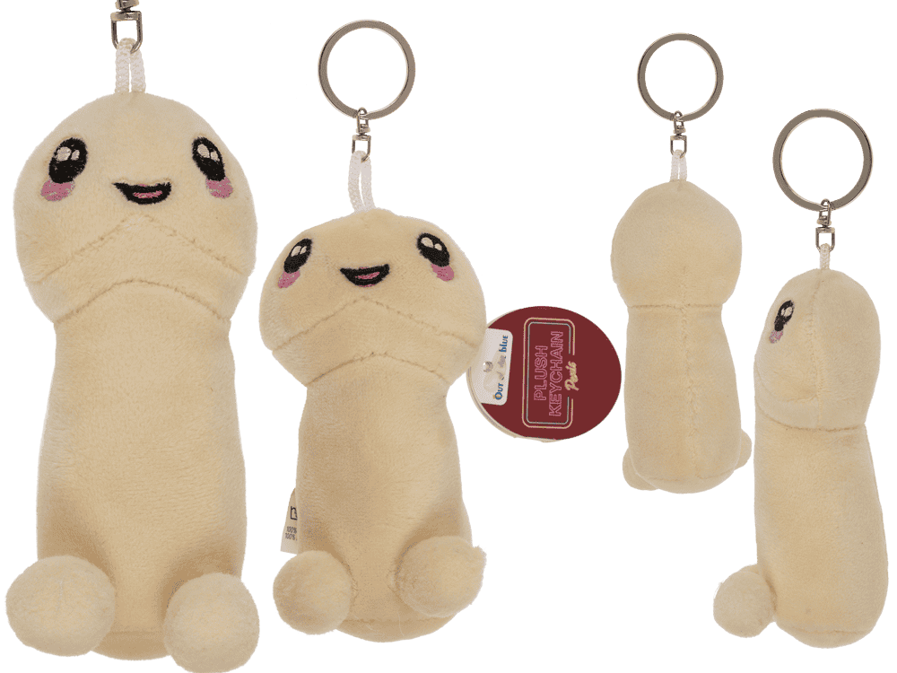 Metal keychain, Plush Penis,