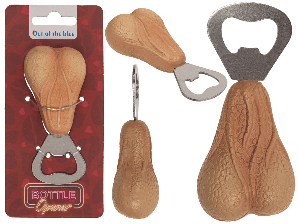 Metal bottle opener, Testicle,
