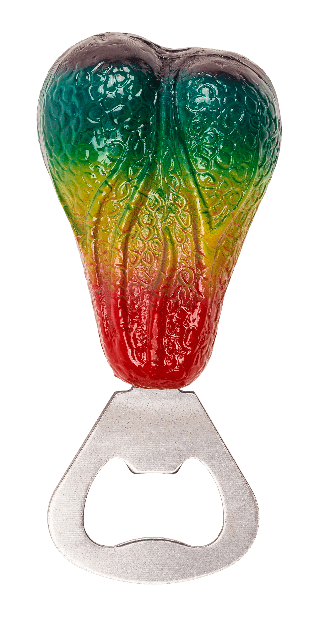 Metal bottle opener, Testicel, Rainbow,