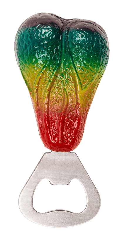 Metal bottle opener, Testicel, Rainbow,