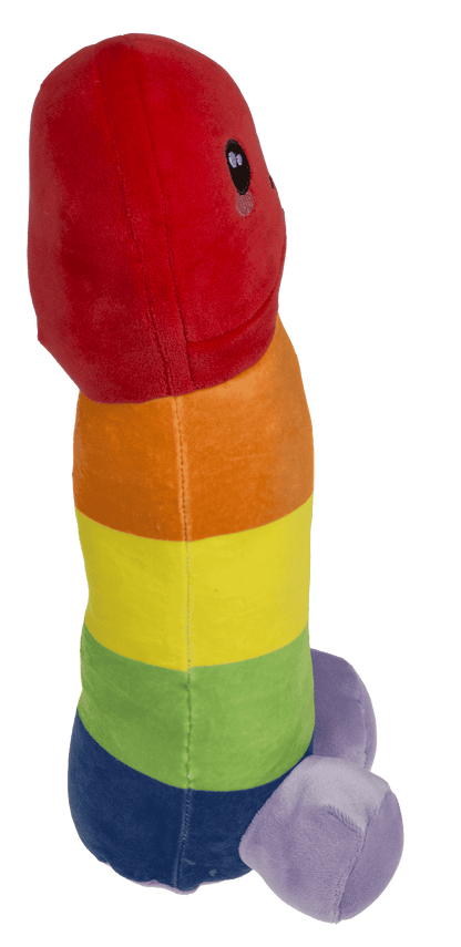 Plush Penis, Rainbow, 30 cm,