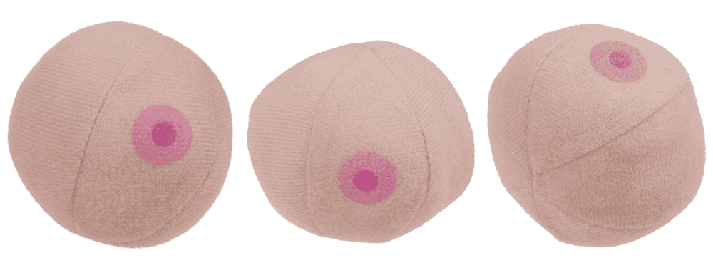 Boob Head Game, with 1 hat and 3 boobs/balls,
