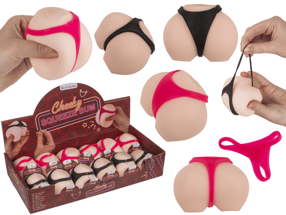 Squeeze Cheeky Bum, 9 x 6 x 6,5 cm,