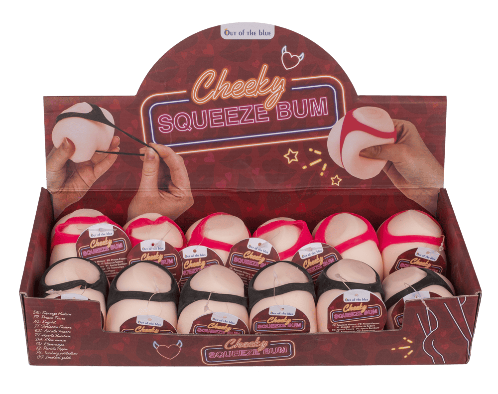 Squeeze Cheeky Bum, 9 x 6 x 6,5 cm,
