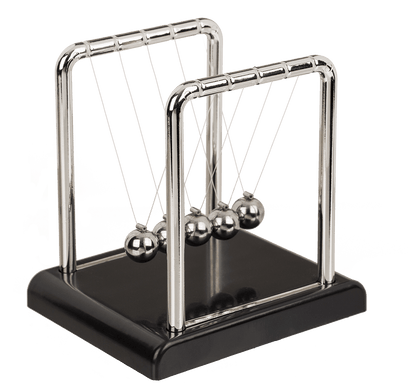 Newton's Cradle  ca. 9 x 7, 5 cm,