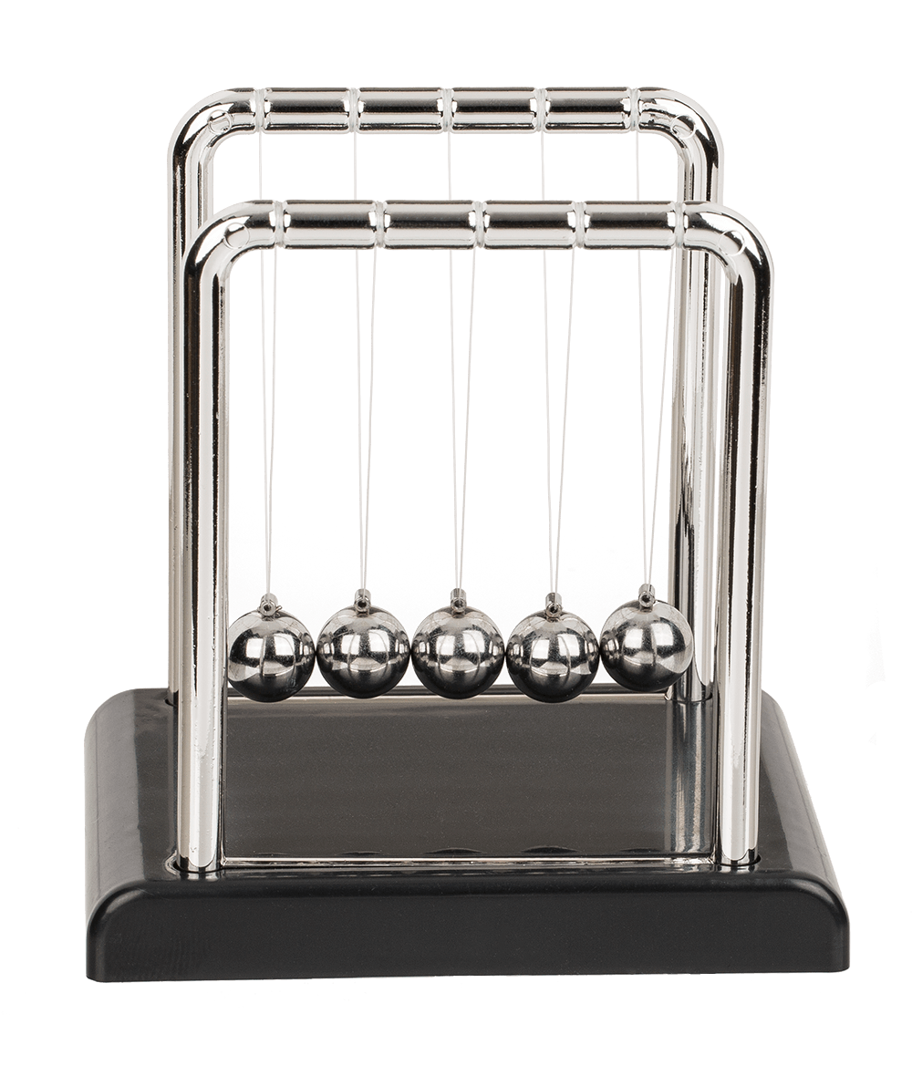 Newton's Cradle  ca. 9 x 7, 5 cm,