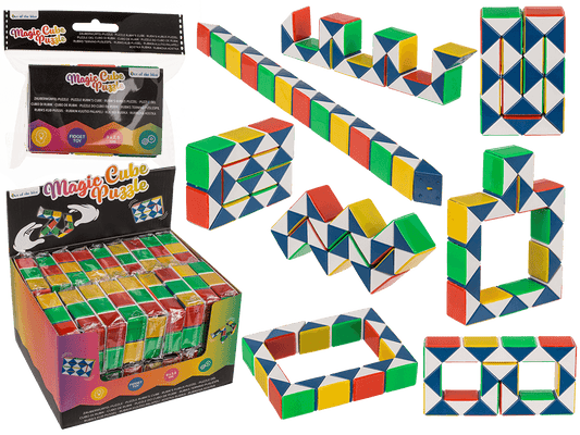 Magic-Cube-Puzzle, in poly bag with header card,